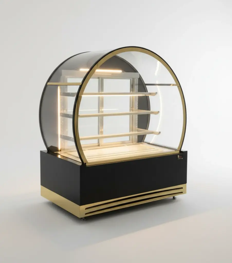 ثلاجة عرض حلواني مستديرة 150سم